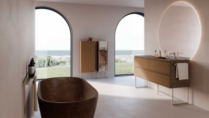 Mobili da Bagno con Maniglia a Gola